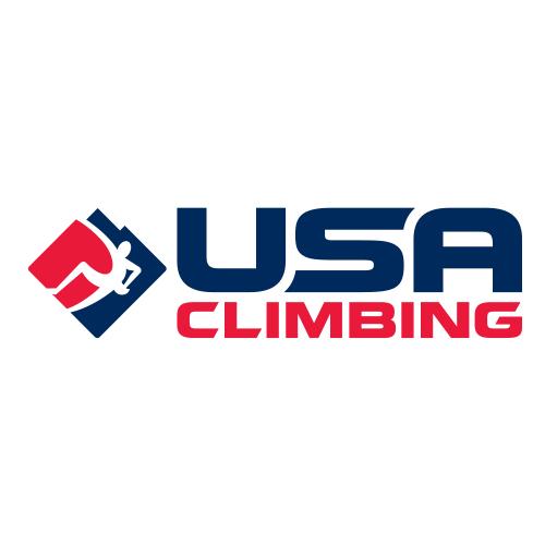 USA Climbing logo.