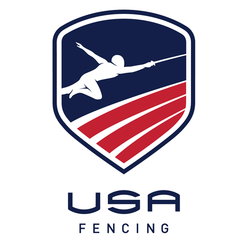 USA Fencing logo.